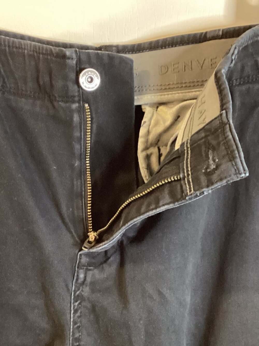 Denver Hayes Men's Black Cargo Utility Pants Straight Leg Size 32 x 32 Hiking - Picture 4 of 8